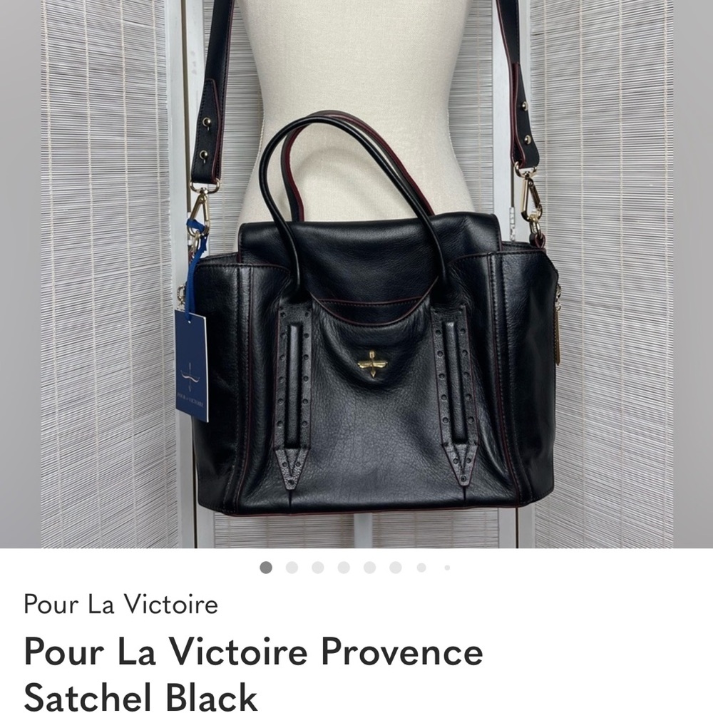 Pour La Victoire Provence Satchel Black